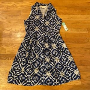 Paper Crown Small Petite Shirt Dress NWT